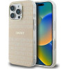 DKNY Repeat Texture Pattern With Stripe iPhone 16 Pro Max Case - Pink - (DK000232-0)