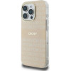 DKNY Repeat Texture Pattern With Stripe iPhone 16 Pro Max Case - Pink - (DK000232-0)