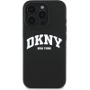 DKNY Silicone White Printed Logo MagSafe iPhone 16 Pro Case - Black - (DK000259-0)
