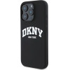 DKNY Silicone White Printed Logo MagSafe Case for iPhone 16 Pro Max - Black - (DK000260-0)