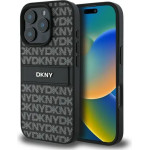 DKNY Texture Pattern Tonal Stripe iPhone 16 Pro Max Case - Black - (DK000265-0)