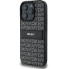 DKNY Texture Pattern Tonal Stripe iPhone 16 Pro Max Case - Black - (DK000265-0)