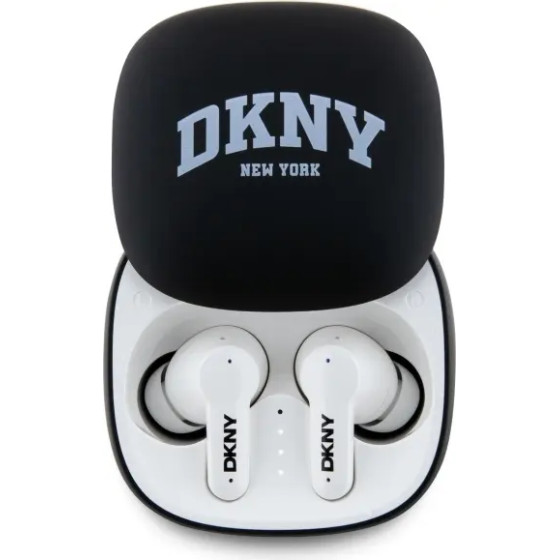 DKNY TWS BT 3D Rubber Matte Finish Bluetooth Headphones - Black - (DK000288-0)