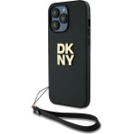 DKNY Wrist Strap Stock Logo case for iPhone 14 Pro Max - black - (DK000187-0)