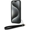 DKNY Wrist Strap Stock Logo case for iPhone 15 Pro Max - black - (DK000191-0)
