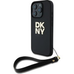 DKNY Wrist Strap Stock Logo iPhone 16 Pro Case - Black - (DK000290-0)