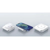 Dudao 15W 3in1 Inductive Charger - White + USB-C / USB-C Cable - (A11N)