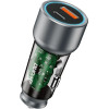 Dudao 30W USB-A / USB-C Car Charger - Gray - (R4T)