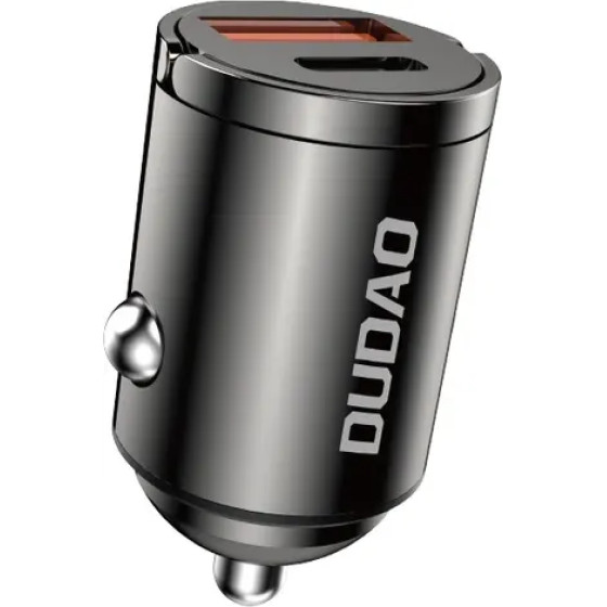 Dudao 48W QC PD mini car charger - black - (R3MAX)