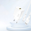 Dudao A23 2.4A USB-A Charger - White - (A23-white)