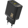 Dudao A26T GaN 25W USB-A, USB-C Charger - Black - (A26T-black)