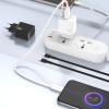 Dudao A26T GaN 25W USB-A, USB-C Charger - White - (A26T-white)