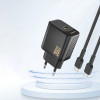 Dudao A27P 30W PD GaN USB-C Wall Charger - Black - (A27P-black)
