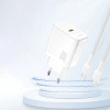 Dudao A27P 30W PD GaN USB-C Wall Charger - White - (A27P-white)