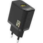 Dudao A27S 25W GaN USB-A Charger - Black - (A27S-black)
