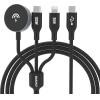 Dudao Apple Watch PD 100W 3in1 Charger Cable: USB-C Lightning 1.2m - Black - (A12Max+)