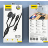 Dudao Apple Watch PD 100W 3in1 Charger Cable: USB-C Lightning 1.2m - Black - (A12Max+)