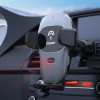 Dudao Automatic Car Holder with Built-in Qi 15W Wireless Charger Gray (F20xs) - (F20xs-gray)