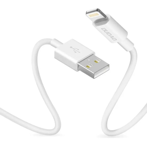 Dudao cable USB / Lightning 3A 1m white (L1L white) - (Dudao Cable L1L (Lightning))