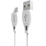 Dudao cable USB Type C 2.1A 1m white (L4T 1m white) - (Dudao Cable L4T (Type-c) 1M)