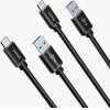 Dudao cable USB cable - USB Type C Super Fast Charge 1 m black - (L5G-Black)