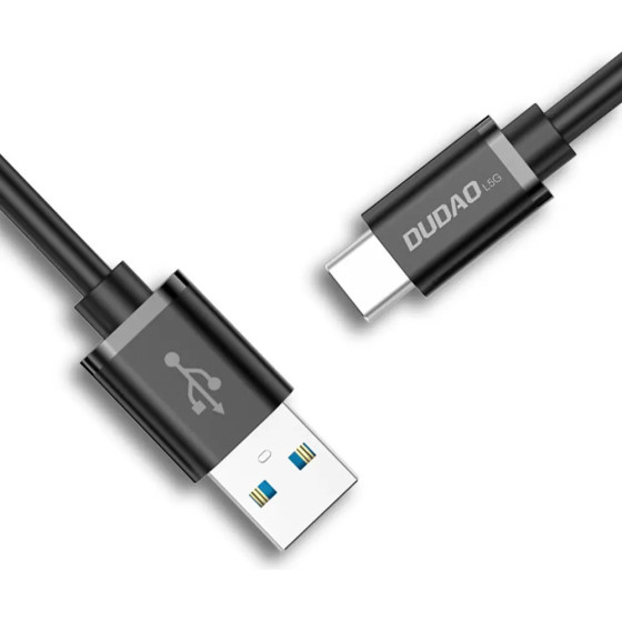 Dudao cable USB cable - USB Type C Super Fast Charge 1 m black - (L5G-Black)