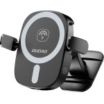 Dudao Car Phone Holder with 15W Inductive Charger for Air Vent/Cockpit - Black - (FW11)