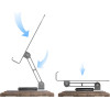 Dudao F17M 360� metal phone stand - gray - (F17M-Q1)
