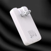 Dudao GaN A65Q 65W USB-A / USB-C PD Ultra-Thin Wall Charger - White - (A65Q white)