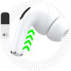 Dudao in-ear TWS wireless Bluetooth 5.3 headphones with LED display - white - (U19)