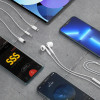 Dudao in-ear headphones with USB Type-C connector white - (X14PROT)
