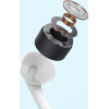 Dudao In-Ear Wired USB-C Headphones 1.2m - White - (X3C)