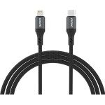 Dudao L3CL USB-C - Lightning 30W Braided Cable 1.2m - Black - (L3CL 1,2m)