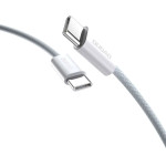 Dudao L6C USB-C - USB-C PD 30W cable 2m - light blue - (Dudao cable 2m PD 60W braided C To C)