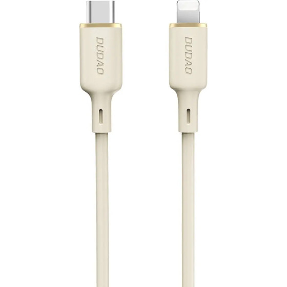 Dudao L7SCL USB-C - Lightning 30W 2m cable - beige - (L7SCL 2M)
