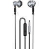Dudao Metal Wired Earbuds 3.5mm Mini Jack Gray (X2C-Gray) - (X2C-Grey)