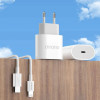 Dudao PD 20W USB-C Wall Charger with Cable - White - (A14EUC)
