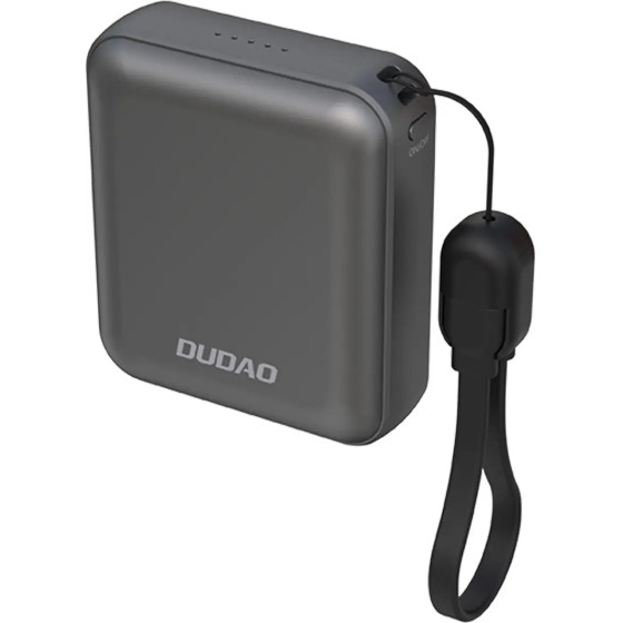 Dudao Powerbank K22+ 10000mAh 22.5W USB-C with pendant/cable - gray - (K22+ grey)