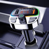 Dudao Transmitter with PD25W Bluetooth 5.3 RGB Charging Ports - Black and Silver - (R2PRO+)