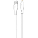 Dudao USB / Lightning 3A 1m white cable (L2L 1m white) - (Dudao Cable L2L 1M (Lightning))