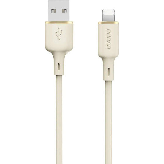 Dudao USB-A - Lightning 5A cable 1m - beige - (L7SL)