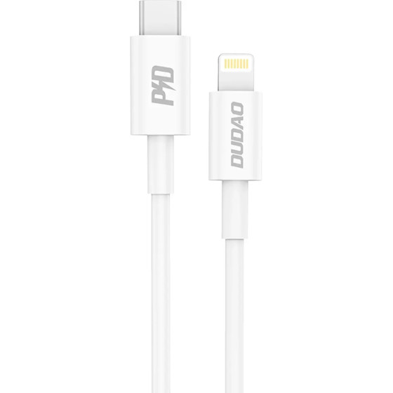 Dudao USB-C - Lightning PD 20W 1m Cable - White - (L6X)