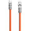Dudao USB-C - Lightning angled cable with 180� rotation 30W 1m - orange - (L24CL)