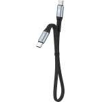 Dudao USB-C - USB-C PD cable 100W 5A 0.23m - black - (L10C)