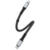 Dudao USB-C - USB-C PD cable 100W 5A 0.23m - black - (L10C)