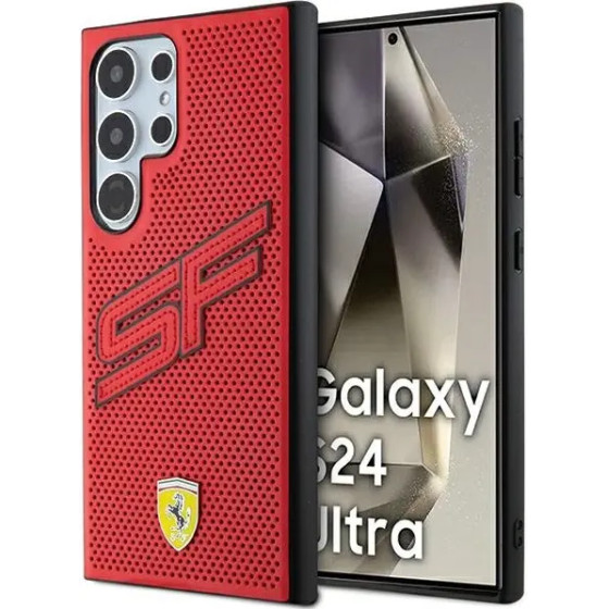 Ferrari Big SF Perforated case for Samsung Galaxy S24 Ultra - red - (FER000639-0)