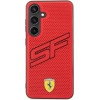 Ferrari Big SF Perforated case for Samsung Galaxy S24 - red - (FER000637-0)