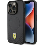 Ferrari Carbon Metal Logo MagSafe case for iPhone 15 Pro - black - (FER000597-0)