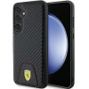 Ferrari Carbon Stitched Bottom case for Samsung Galaxy S24+ - black - (FER000644-0)