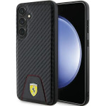 Ferrari Carbon Stitched Bottom case for Samsung Galaxy S24+ - black - (FER000644-0)